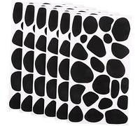 6 Hojas Pegatinas Adhesivas De Fieltro Disfraz De Dálmata Niños Almohadilla De Fieltro De Bricolaje Pegatina Con Estampado De Vaca Hojas De Fieltro Estera Autoadhesivo Mancha