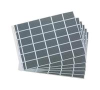 6 Hojas Pegatinas de Panel Fotovoltaico Negro Autoadhesivas