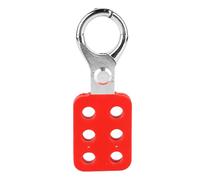6 Hole Fireproof Lockout Tagout Hasp | Aluminum Security Lock for Industrial Use | Padlock Hasp with Oxidation Prevention | Heavy Duty Multi - Lock