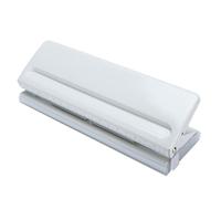 6 Hole Paper Punch Anti Slip 6 Sheets Capacity Adjustable Hole Punch for Office School Supplies Alloy Manual Hole Puncher for A3 A4 A5 B3 B4 B5 Paper Size Document Binding