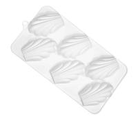 6 Hole Silicone Dessert Mold - Flexible Non Stick Chocolate Pudding Cake Mold, Unique Shape French Style Baking Tool For DIY Kitchen Use | Easy Release Baking Support, Creative Dessert Shaping, Reusab