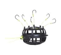 6 Hooks Square Shape Fishing Jaula Grupos de Línea de Cebo de Alimentador Resortes de Plaza con Forma Cuadrada Fácil de Usar