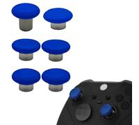 6 in 1 Metal Thumbsticks Replacement for Xbox Elite Series 2 Controller,Swap Magnetic Joysticks for Xbox One Elite Series 2 Core Controller Replacement Parts for Xbox Elite Controller(Blue)