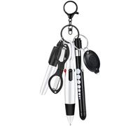 6-in-1 Multifunktions-kugelschreiber-set Für Krankenschwestern, Einziehbares Stift-set Für Krankenschwestern, Taschenlampe, Schlüsselanhänger, Kugelschreiber, Modernes Werkzeug-zubehör-set Für