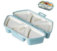 6 in 1 Onigiri Mold - Onigiri Mold 6, Triangle Rice Ball Molds, for Easy Shaping, Uniform Rice Balls, Meal Prep, Bento Lunch, Family Cooking & Sushi Musubi (1pcs Blue)