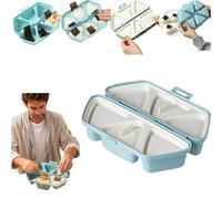 6 In 1 Onigiri Mold, Onigiri Mold 6, Triangle Sushi Molds, Quick To Make, Easy To Store Carry For Seaweed Rices Balls Sushi Musubi (Blue,1 Pcs)