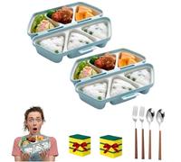 6 in 1 Rice Ball Mold, Triangle Rice Ball Molds, Foldable Multifunctional Triangle Rice Ball Mold, for Making and Storing Sushi, Quick to Make, Easy to Store Carry and Clean (2, Blue)