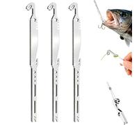 6-in-1 Stainless Steel Fishing Multi Tool Hook Remover and Knot Tyer (3Pcs)