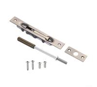 6 Inch Stainless Steel Flush Bolt with Rod for Doors(Green Bronze) | 304 stainless steel, rust resistant, erosion para proof, long lasting durability, silver finish