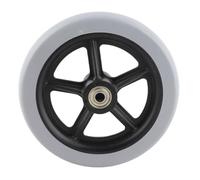 6 Inch Wheelchair Front Wheels | Slip - Proof Rubber Wheels for Easy Rolling & 120kg Load | Replacement Caster Wheels for Disabled/Elderly/Patient Carts