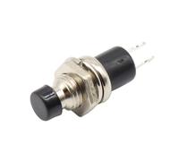 6 interruptores de botón momentáneos de 7 mm. Pulsa el interruptor de reinicio, interruptor de botón momentáneo de encendido y apagado, normalmente abierto, NO (negro)