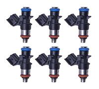6 inyectores de Combustible 0280158233 5184085AC FJ1147 Boquilla de inyector, para Chrysler, para Dodge Ram, para Jeep 3.6L