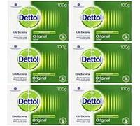 6 jabones Dettol Orginal, paquete doble, 2 x 100 g