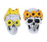 6 Juegos De Difusores De Fragancia Para Ventilación De Coche Con Forma De Calavera Y Clip Para Difusor De Perfume Con A Fantasma Para Ventilación De Coche.