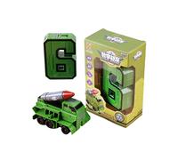 (6) Juguete robot de transformación Cultiva la creatividad Bloques de ensamblaje Juguete de ensamblaje