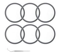 6 Juntas para Botellas de Agua + Anillo de Ganchillo, Junta Tórica de Repuesto para Botellas de Agua Anillo de Sellado de Silicona de Repuesto para Owala FreeSip 19/24/32/40 oz