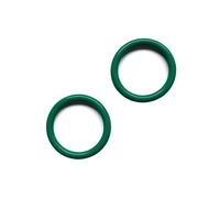 6 juntas tóricas de caucho fluorado verde para compresor de aire acondicionado automotriz, sección transversal de 2,4 mm, junta de sellado,Verde,79x74,2x2,4 mm