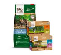 6 kg + 12 latas x 85 g True Origins Pack - pienso y comida húmeda para gato