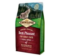 6 kg Carnilove Adult Hairball Control Pato y Faisán pienso para gatos
