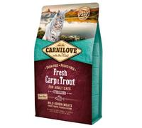 6 kg Carnilove Adult Sterilised Carpa y Trucha pienso para gatos