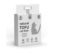 Arena aglomerante de tofu con carbón activado para gatos - Happy Meow - Cantidad: 6 L