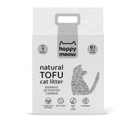6 L Happy Meow Natural Tofu Aglomerante Bambu para gatos