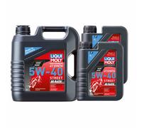 LIQUI MOLY Motorbike 4T Synth 5W-40 Street Race | 4 L | Motocicleta aceite de motor completamente sintético | 1685