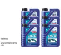 6 L Liqui Moly Marine Grado Único SAE 30 ACEA E2 API SJ CF CF-4 MAN Volvo