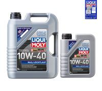 6 L Original Liqui Moly MOS2 LEICHTLAUF 10W-40 Para ACEA A3 B4 API SL Ford