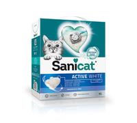 Arena aglomerante Active White Fragrance Free - Sanicat - Cantidad: 6 L