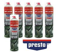 6 latas de Limpiador de Frenos en Spray Presto 600ml