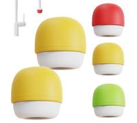 6-Layer Deep Purification Faucet Filter, Compact Adaptive Fit Small, Portable Design with Adaptive Port Filter, for Renters, Homeowners or Anyone Who Hates Complex Home Improvements(YELLOW-2PCS)