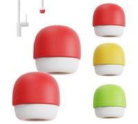 6-Layer Deep Purification Faucet Filter, Compact Adaptive Fit Small, Portable Design with Adaptive Port Filter, for Renters, Homeowners or Anyone Who Hates Complex Home Improvements(RED-2PCS)