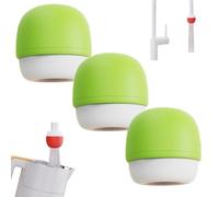 6-Layer Deep Purification Faucet Filter, Compact Adaptive Fit Small, Portable Design with Adaptive Port Filter, for Renters, Homeowners or Anyone Who Hates Complex Home Improvements(GREEN-3PCS)