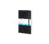6 Libreta Clasica Tapa Blanda Negra L Punteada