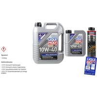 6 Litro Original Liqui Moly Kit MoS2 Marcha Suave 10W-40 Lodos
