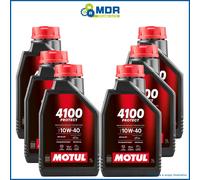 6 Litros De Aceite Motul 4100 Protect 10W-40 Technosíntesis API SL/CF