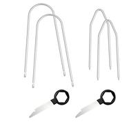 6 llaves de desbloqueo de radio, herramienta universal de extracción de radio de coche, herramienta de extracción de radio de coche, llave de liberación DIN, herramienta de desbloqueo de radio para