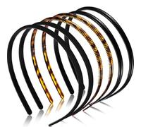 6 lotes elegantes diademas suaves y únicas para el pelo, múltiples estilos para uso diario y ejercicio