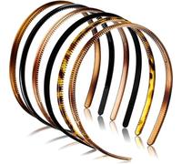 6 lotes elegantes diademas suaves y únicas para el pelo, múltiples estilos para uso diario y ejercicio