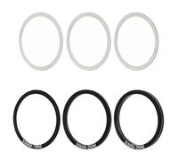 6 lotes Instale fácilmente arandelas de bielas Espaciadores de auriculares para bicicletas Ajuste espaciador para mejorar las experiencias de ciclismo Instale fácilmente espaciador de bicicleta