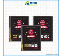 6 Lt Aceite Semisintético Motul Classic 15W50 - Auto De Época - 1970