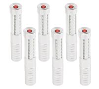 6 luces LED estroboscópicas recargables for servir botellas, reutilizables y portátiles, ideales for discotecas, bodas (plateadas)
