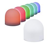 6 luces LED que cambian de color, 3.8 cm x 3.7 cm, incluye pilas de botón, decoración de mesa luminosa para fiestas de jardín, mesas de café y más, cumpleaños infantiles, idea de regalo
