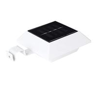 6 Luces LED Solares para Canalones, Luces de Cubierta Alimentadas por Energía Solar, Luz de Valla de Energía Solar Impermeable, Lámpara para Canalones de Seguridad para Jardín,