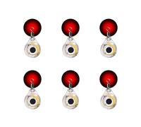 6 Luces LED Subacuáticas de Señuelo Para Pesca - Lámpara de Flash Con Diseño de Ojo de Pez Para Barco y Pesca en Hielo Marino