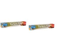 6 m (2 rollos de 3 M) Catering Turquía aluminio Tin Foil. Navidad 600 mm de ancho