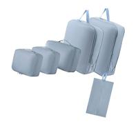6 maletas esenciales para organizar bolsas de almacenamiento de viaje para ropa, zapatos, cosméticos, en maletas y mochilas, cubos de embalaje