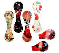 6 marcapáginas de Lady Beetle K para mujeres y hombres, marcapáginas magnéticos, plegados, para amantes de los libros, estudiantes, profesores, lectura, 3.9 x 1.2 pulgadas