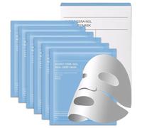 6 mascarillas de colágeno orgánico de colágeno orgánico real Deep Mask Colágeno Overnight Collagen Real Deep Mask reafirma la piel, reduce los poros, rejuvenece la piel